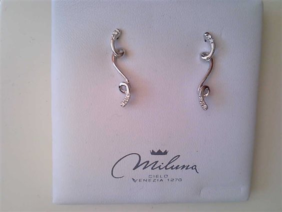Orecchini Miluna Donna in Oro Diamante ERD1112 - ERD1112